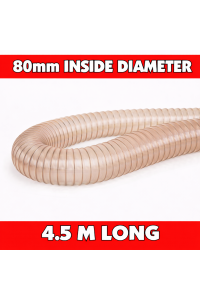 PU DUCTING 80mm 4.5m
