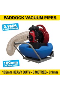 Paddock Vacuum HEAVY DUTY PU DUCTING 102mm 6m 100mm 4" 100mm